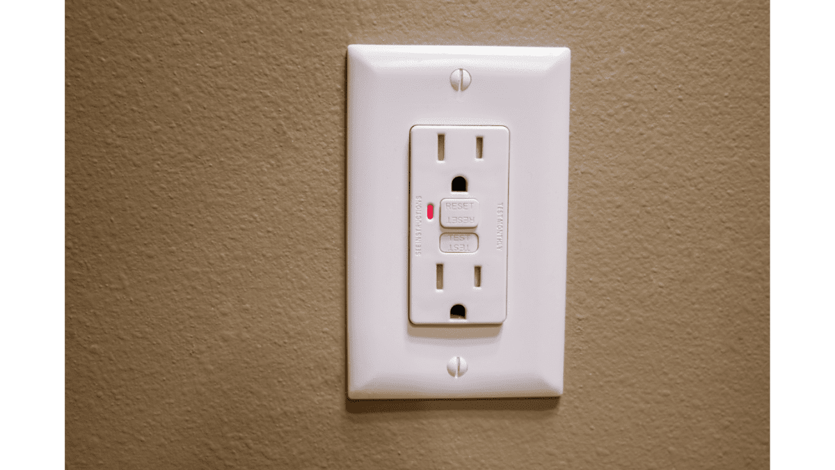 a GFCI outlet installed